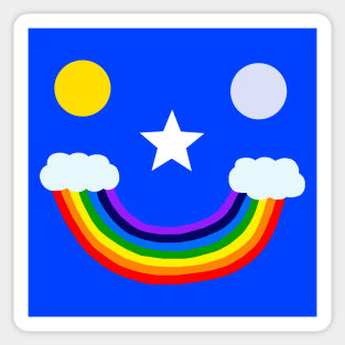 Smiling Sky Sticker